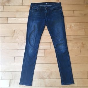 7 for all mankind Roxanne skinny jeans size 28